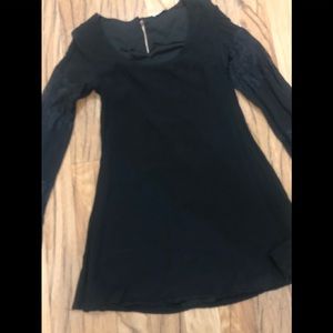 TOBI a black lace dress